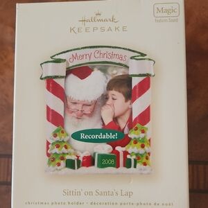 Hallmark Keepsake 'Merry Christmas' Photo Holder Ornament